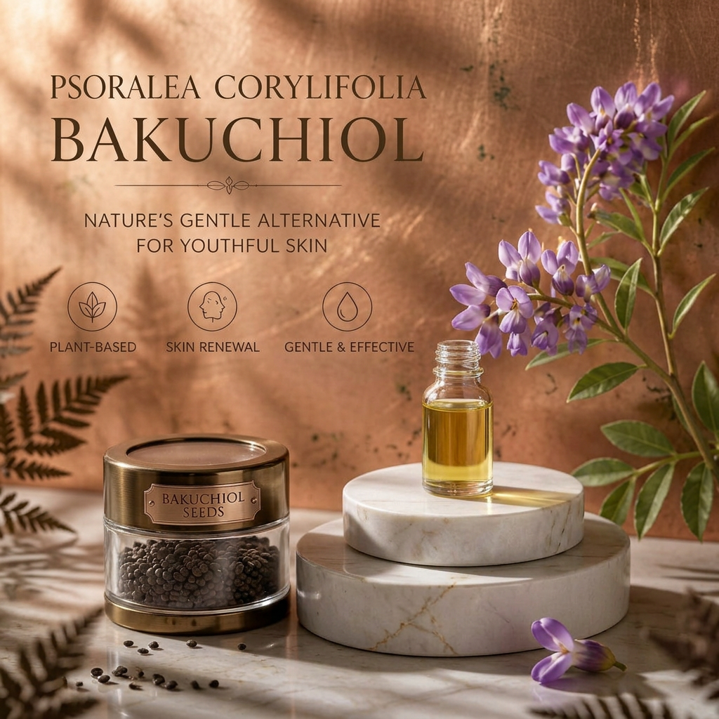Bio Bakuchiol Seed Carrier Oil | Psoralea Corylifolia Linn