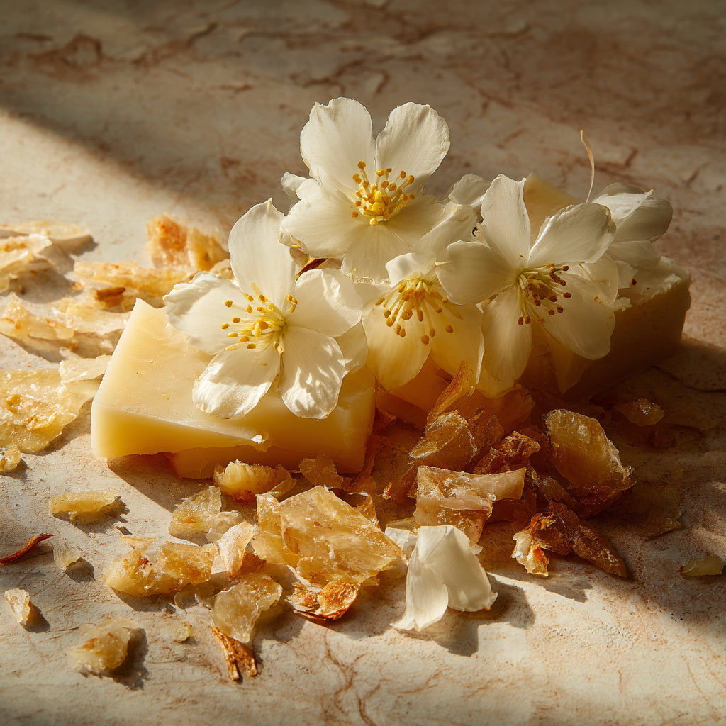 Jasmine Grandiflorum Floral Wax — Luxurious Natural Wax of Sensual Beauty and Skin Harmony