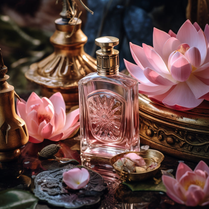 Botanica Gaia 100% Organic and Pure Pink Lotus Essential Oil Nelumbo Nucifera For Aromatherapy Skin Care and Perfume