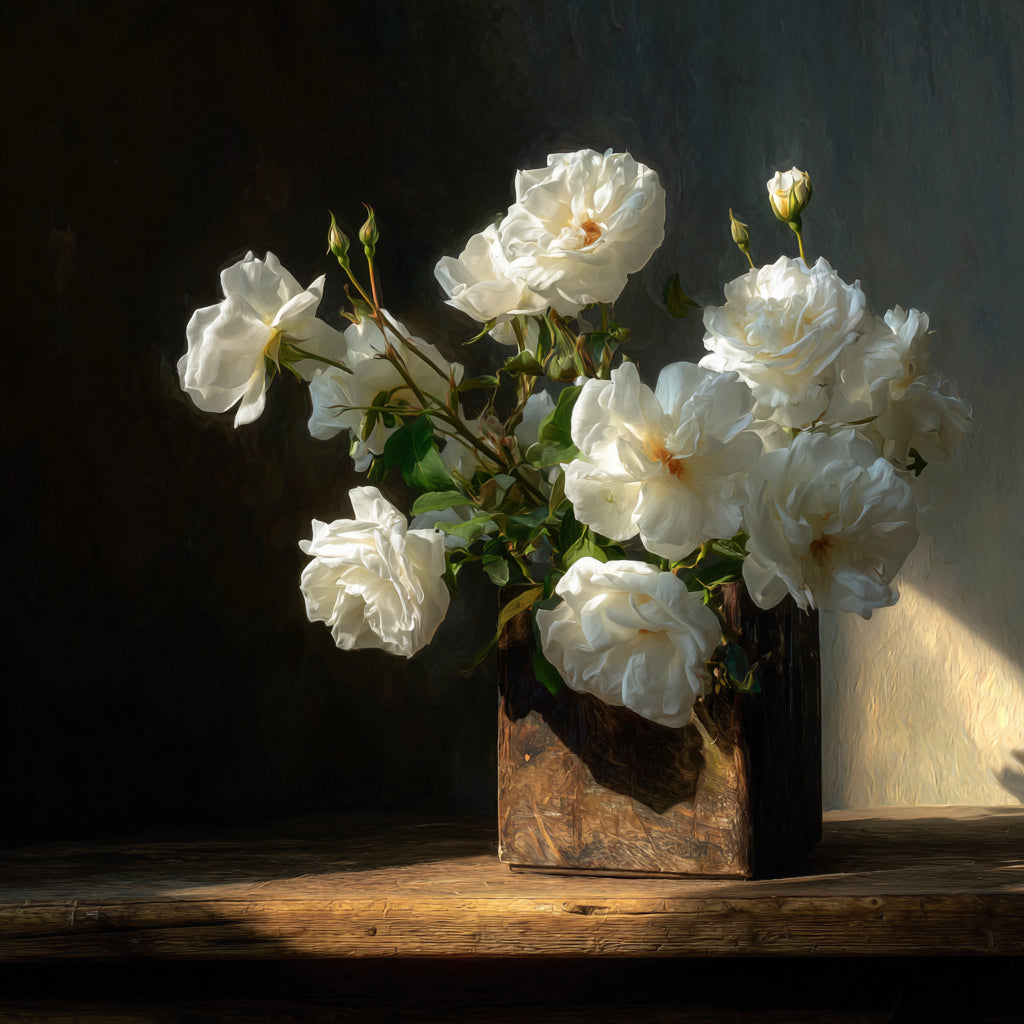 Luxurious White Rose CO₂ wax | Rosa Alba | For skincare, solid perfumes, and aromatherapy blends.