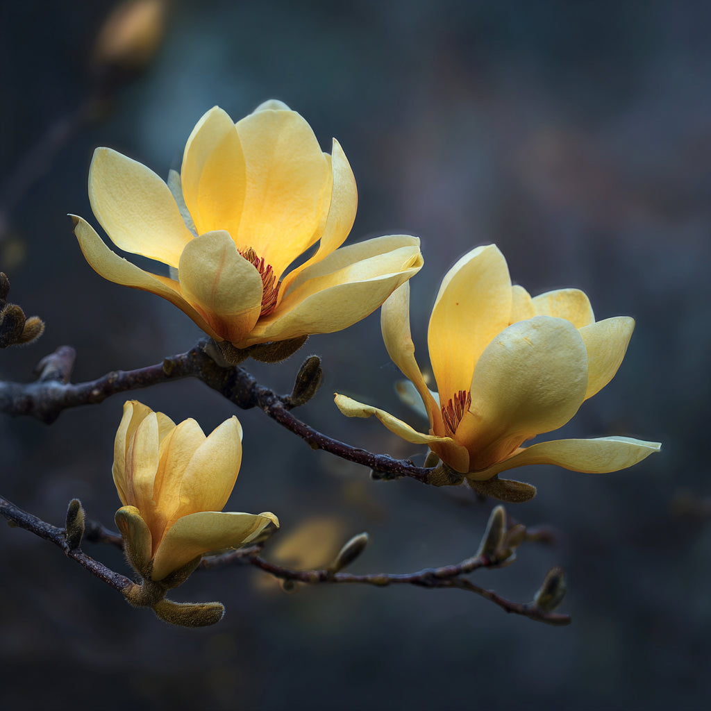 Yellow Magnolia Flower Wax CO₂ Extract – A Golden Floral Botanical Wax with Creamy Elegance