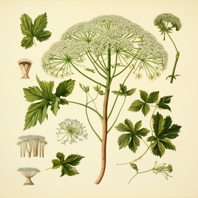 Wild Angelica Root Essential Oil | Angelica Archangelica | For aromatherapy and skin care