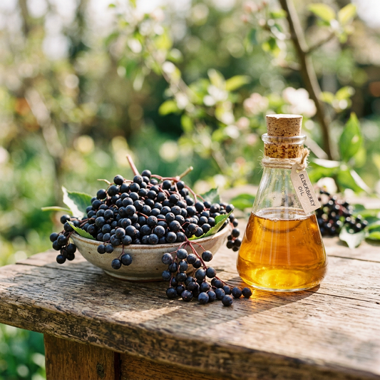 Organic Cold Pressed Elderberry Seed Oil | Sambucus Nigra