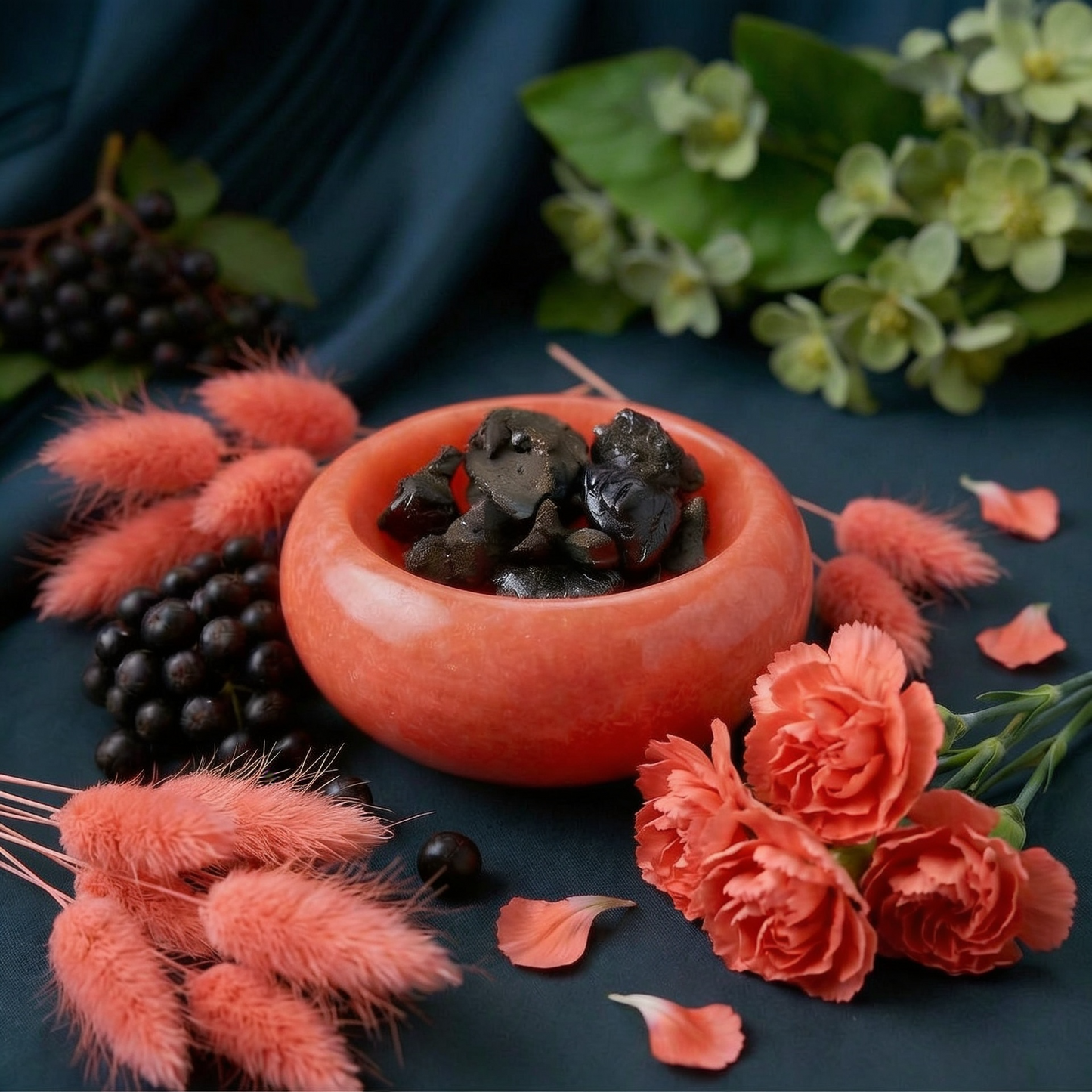 Bio Elderberry Seed Oil Ultrasonically Infused with Labdanum Resin and Carnation