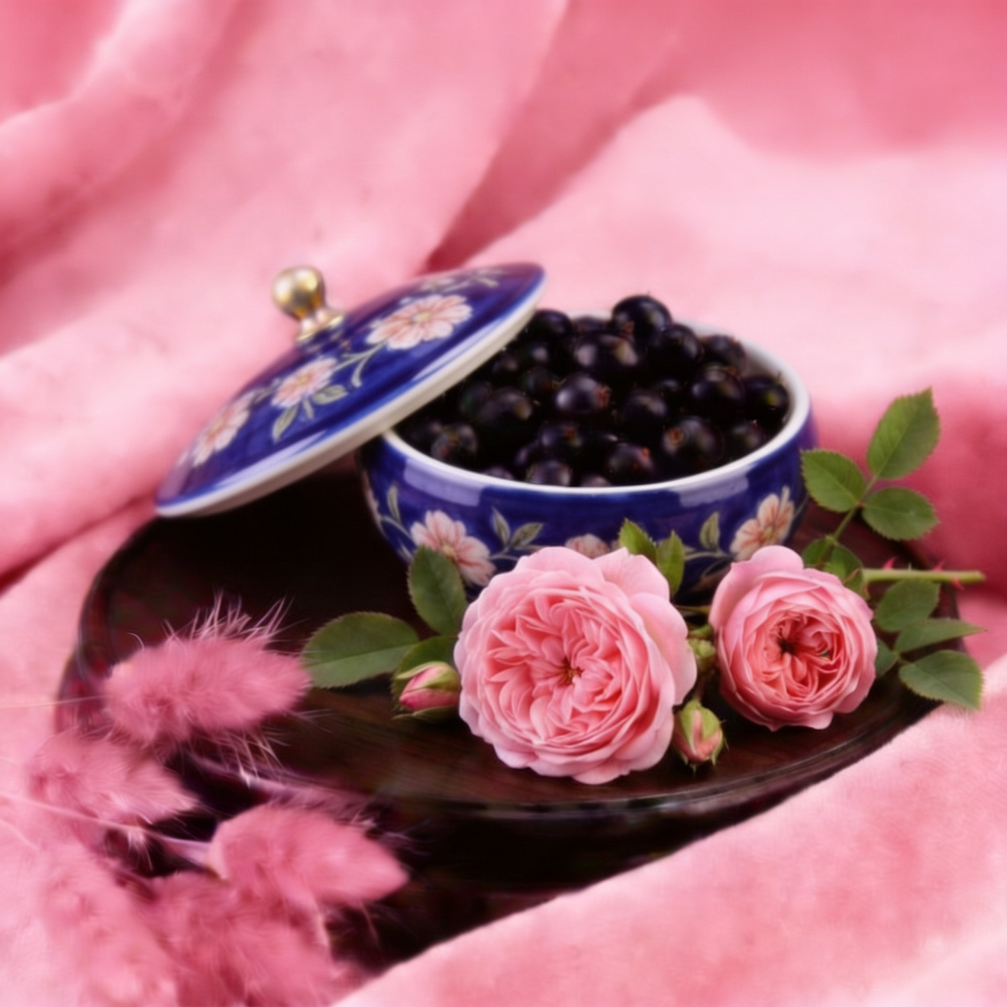 Bio Elderberry Seed Oil Ultrasonically Infused with Labdanum Resin and Rose de Mai