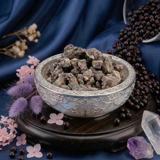Bio Elderberry Seed Oil Ultrasonically Infused with Palo Santo Resin