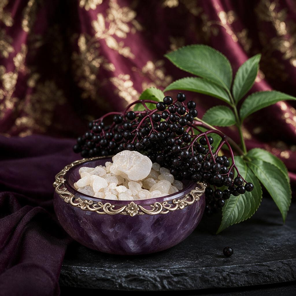 Bio Elderberry Seed Oil + White Copal | For Skincare and Haircare