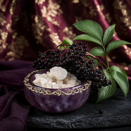 Bio Elderberry Seed Oil + White Copal | For Skincare and Haircare