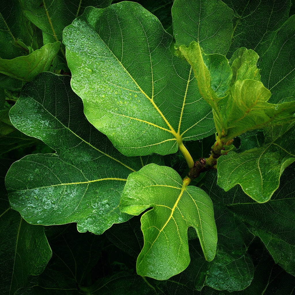 coconut oil on fiddle leaf fig leaves Fig Leaf CO2 Extract