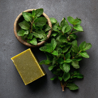 Pure Mint Wax CO₂ Extract with a fresh, creamy, cooling aroma. Perfect for perfumes, balms, skincare, incense, and aromatherapy formulations.