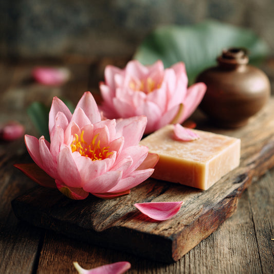 Pink Lotus Floral Wax | Sacred Natural Wax of Serenity, Purity & Inner Illumination |
