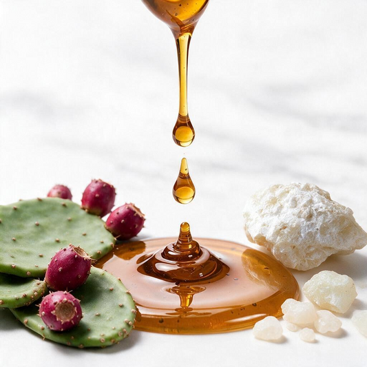 Bio Prickly Pear Oil + White Copal | For Skincare and Haircare