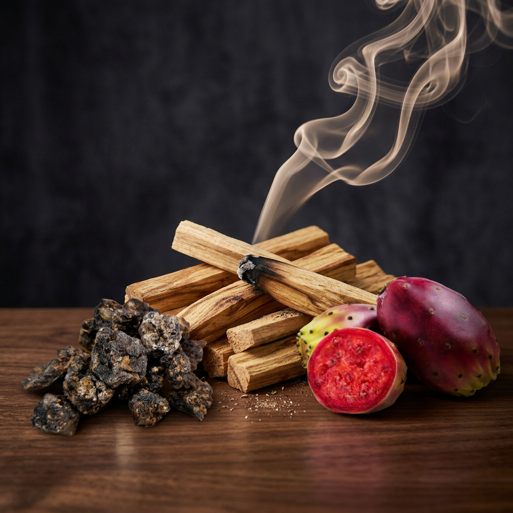 Organic Prickly Pear Seed Oil Infused with Palo Santo Resin