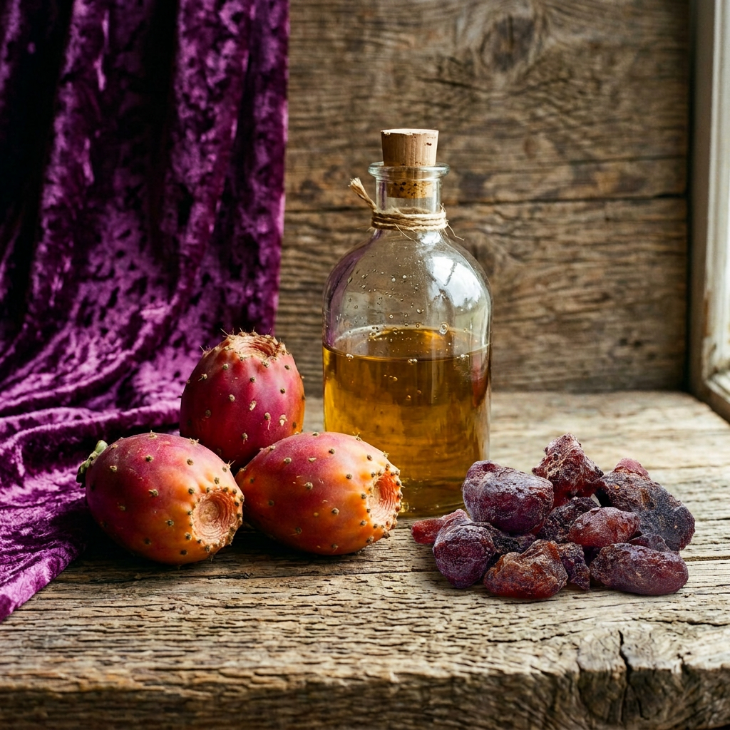 Organic Prickly Pear Seed Oil Infused with Myrrh Resin