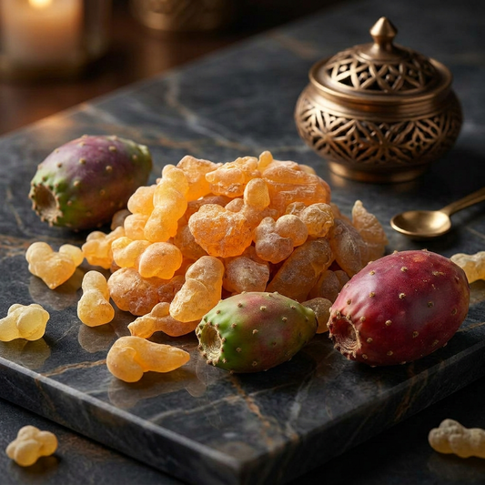 Organic Prickly Pear Seed Oil Infused with Boswellia Frereana Resin