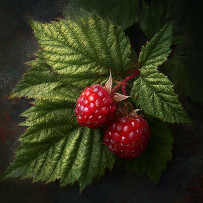 Raspberry Leaf  CO₂ Wax | Rubus Idaeus | A touch of forest serenity, while its antioxidant-rich composition nourishes and protects the skin