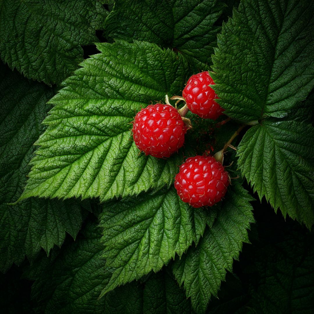 Raspberry Leaf  CO₂ Wax | Rubus Idaeus | A touch of forest serenity, while its antioxidant-rich composition nourishes and protects the skin