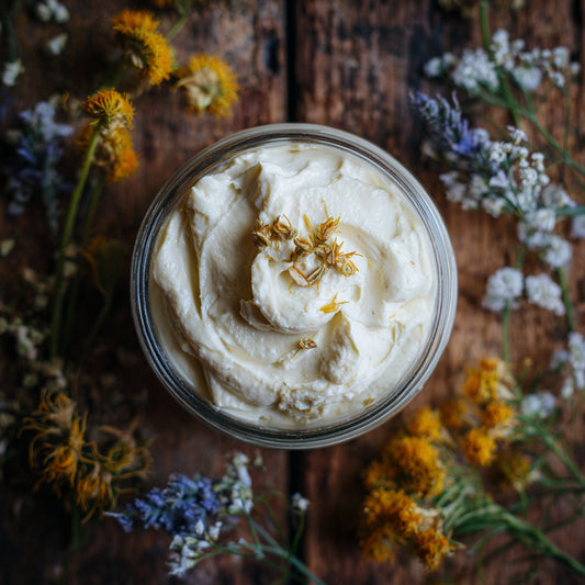 Tsubaki, Yuzu & Helichrysum Whipped Tallow Cream | In a Miron Glass |