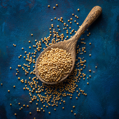 Botanica Gaia Bio White Mustard Seed CO₂ Absolute | Supercritical CO2 Extraction | Sinapis Alba | Premium Quality | For Aromatherapy, Skincare and Perfume