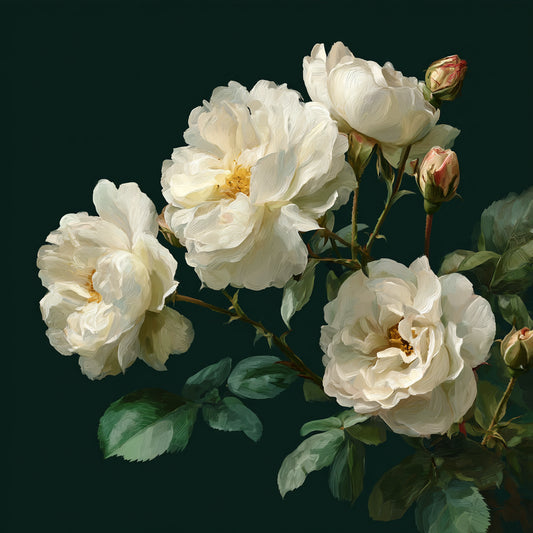 Luxurious White Rose CO₂ wax | Rosa Alba | For skincare, solid perfumes, and aromatherapy blends.