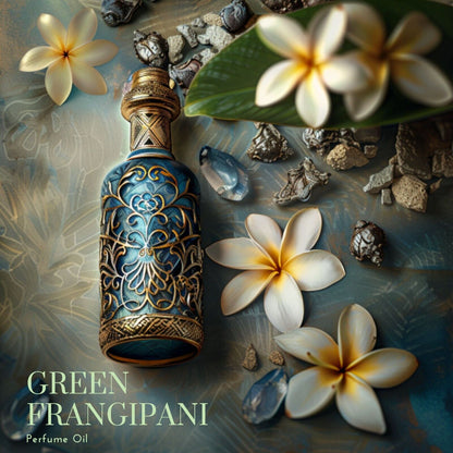 Botanica Gaia | Green Frangipani Soliflore Perfume Oil | Natural and Organic | Handmade